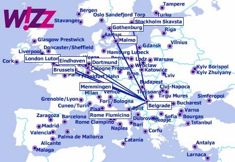 Wizzair flights to Belgrade for inflatable penile prosthesis surgery