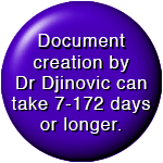 Document creation (invite or invoice) by Dr Djinovic takes up to 172 days