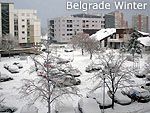 New Belgrade in winter