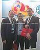 Leading urogenital reconstructive surgeon Dr Rados Djinovic at at ESSM 14, Milan on 3 December 2011 with Dr Salvatore Sansalone and Dr Dimitrios Borousas